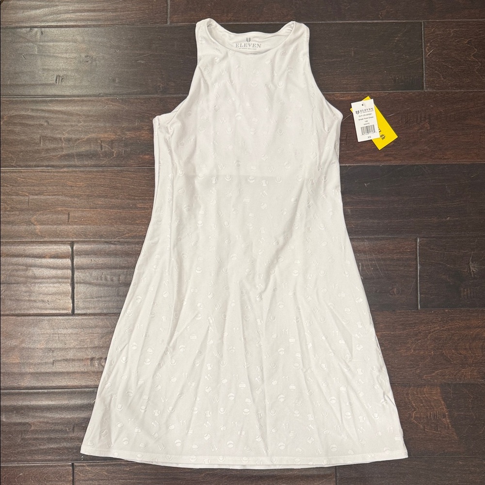EleVen by Venus Williams White Midi Dress
